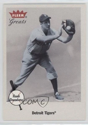 2002 Fleer Greats Hank Greenberg #100 HOF - Image 1 of 2