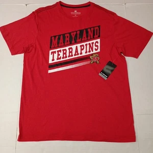 Maryland Terrapins T-Shirt Herren XL Colosseum Heather Rot Baumwollmischung Tee NCAA - Bild 1 von 6