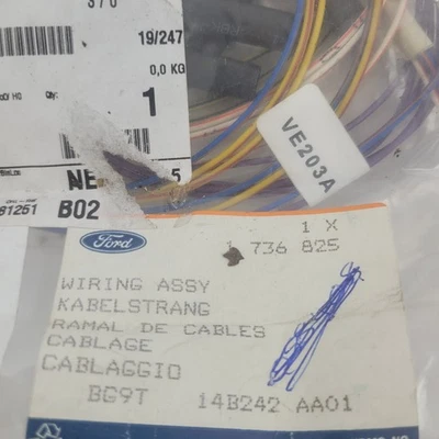Ford Galaxy SMax Engine Glow Wiring Cable Harness Genuine 1736825 BG9T14B242AA01 - Image 1 of 2