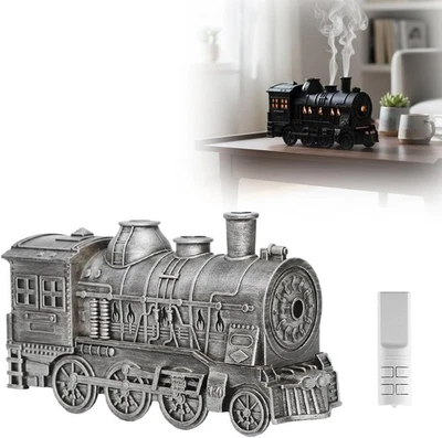 Vintage Steam Train Aromatherapy Humidifier,Creative Humidifier,Dual Mist Outlet - Image 1 of 4