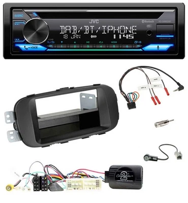 JVC Bluetooth Lenkrad USB DAB CD Autoradio für Kia Soul 2017-2019 schwarz Displa - Bild 1 von 4