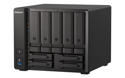 QNAP TS-h973AX-8G 9-Bay QuTS Hero NAS with 10GbE/2.5GbE Brand New Sealed - Image 1 of 2