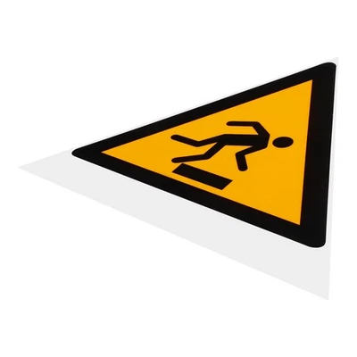  Floor Warning Sticker Kitchen Safety Sign Caution Watch Your Step - Image 1 of 4