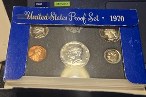1970 Proof Set - Beautiful Coins - Picture 1 of 3
