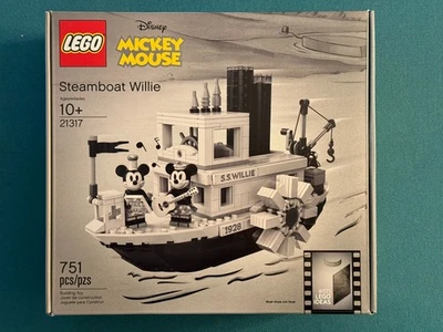 Lego 21317 Steamboat Willie Disney Mickey Mouse RETIRADO - Nuevo Precintado Foto 1 de 4