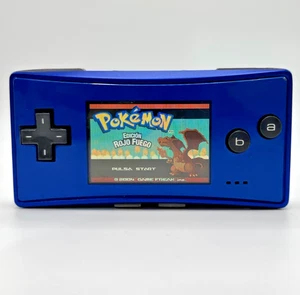 Nintendo game boy micro blu console 100% funzionante originale batteria nuova - Foto 1 di 12
