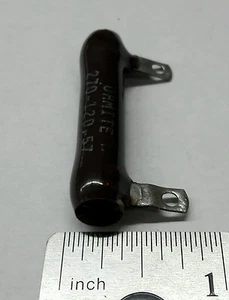 Resistencia Ohmite 270-12D-57-3K600-J 12W 3.6 KILOHMS 5% (2 pestañas) - Imagen 1 de 4