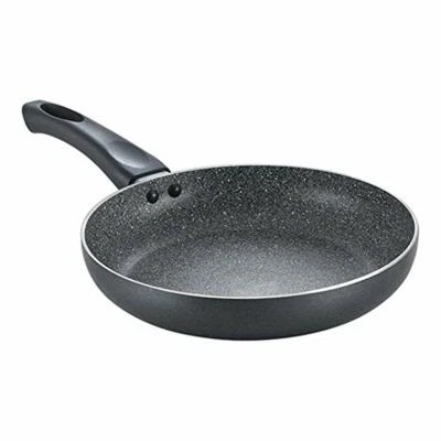 Prestige Aluminium Omega Deluxe Granite Fry Pan, 240 mm, Black (36305) Foto 1 de 4