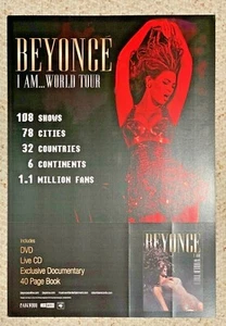 Beyonce' I Am World Tour Limited Edition Poster - Picture 1 of 2