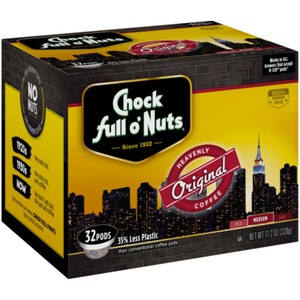 Chock Full O Nuts In Coffee Pods \u0026 K 
