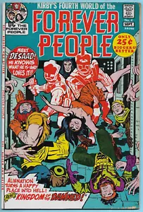 Forever People #4 (1971) Darkseid appearance, 1st Sonny Sumo S&K Sandman reprint - Picture 1 of 5