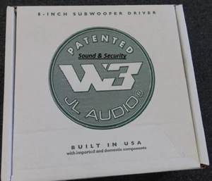JL AUDIO 8W3V3-4 8" 4 OHM SUBWOOFER JL AUDIO 8" W3 SUBWOOFER 8W3v3-4 - Picture 1 of 1
