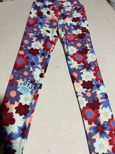 Leggings Enfants LuLaRoe - Taille L/XL - Motif Chien Beagle, Drapeaux Americana - Multicolore - Neuf Avec étiquettes