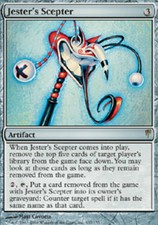 Jester's Scepter SP/PL Coldsnap MTG Magic The Gathering Artifact English Card