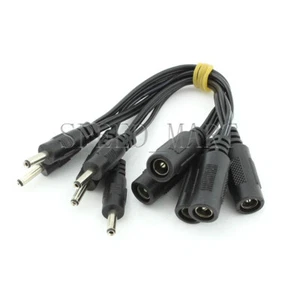 5pcs DC Power Supply Converter Cable 5.5x2.1mm Female to 3.5x1.35mm Male Plug - Picture 1 of 4