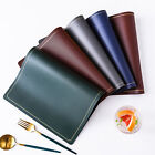 Placemats PU Leather Place Mats and Coasters Sets of 4 Washable Waterproof Table
