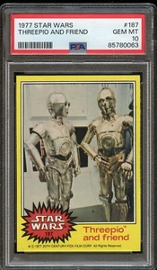 1977 Star Wars #187 Threepio and Friend PSA 10 - Bild 1 von 2