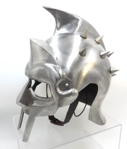 All-Metal Gladiator Cosplay Helmet MF DOOM Mask Adult Size - Picture 1 of 6