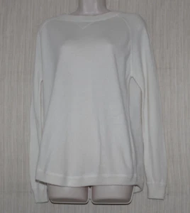 Kinross Ivory Cashmere Oversized Women Pullover  Sweater Size:XS - Picture 1 of 6