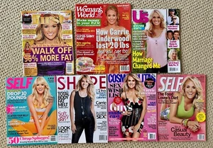 Carrie Underwood Magazine Lot 2000s & 2010s: Shape, Self, Us Weekly, Cosmo +more - Picture 1 of 8