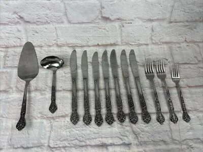 VERSAILLES by MSI Japón cubiertos acero inoxidable rosa cuchillo tenedor lote de 13 Foto 1 de 4