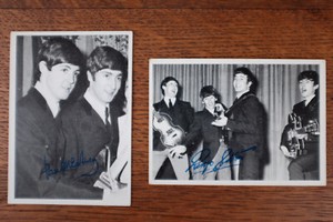1964 Topps Beatles Black White 3rd Series Lot 2 Cards Fab 4 Set Lennon McCartney