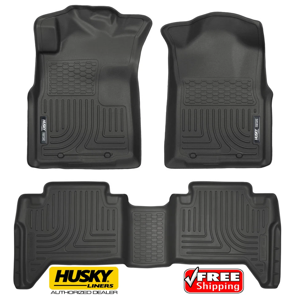 Alfombrillas HUSKY LINERS WeatherBeater para 05-15 TOYOTA TACOMA DOBLE CABINA 98951 Foto 1 de 4