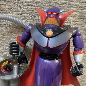 ZURG TOY STORY Rare DISNEY Pixar vintage Purple Robot TALKING FLASHING light - Picture 1 of 11