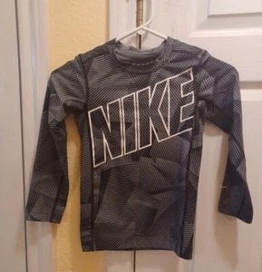 Nike Pro Dri-Fit Compression Milticolor Long Sleeve Shirt Kids Size Small - Picture 1 of 5