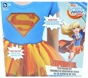 Kit de Diseño Tutú de Supergirl Superhéroes Niñas DC Comics Haz tu propio disfraz artesanía - Imagen 1 de 9