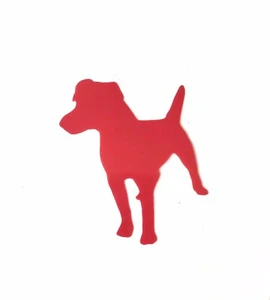 Patterdale Terrier Dog Stickers Iron On Decals For Clothes T-Shirt DIY 50mm x 2 - Picture 1 of 3