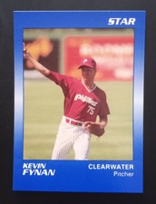 1989 Star Clearwater Phillies Kevin Fynan #9