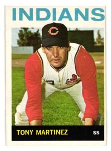 1964 Topps Baseball SEMI HIGH #404 Tony Martinez VG+ Cleveland Indians spedizione gratuita - Foto 1 di 2