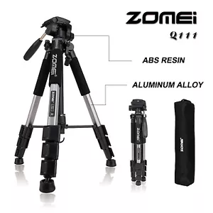 ZOMEI Q111 Professional Aluminium Portable Travel Tripod for Canon DSLR Camera - Picture 1 of 9