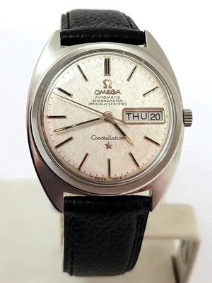 Винтажные автоматические часы S/Steel OMEGA Constellation день дата Cal 751* 168019 - Изображение 1 из 4