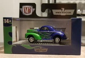 Máquinas M2 1941 Willys Cupé Gasser 1:64 Diecast Auto-Thentics R96 24-120 - Imagen 1 de 5