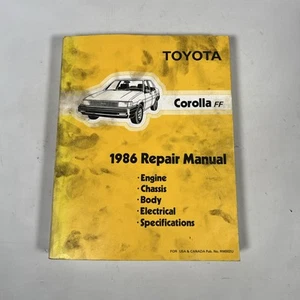 1986 Toyota COROLLA FF Service Shop Repair Manual RM002U OEM - Picture 1 of 4