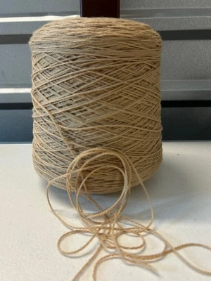 Cone Spool #3 Peru Pure Highland Wool Craft Weaving Yarn 2lb 0oz 920gr 2013 C - Image 1 of 4