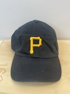 Pittsburgh Pirates Mütze Kappe Riemen hinten schwarz gelb Metallverschluss MLB Baseball Herren - Bild 1 von 7