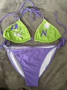 Billabong Triangle Bikini NEU for Women sexy modisch grün lila Designer - Bild 1 von 6