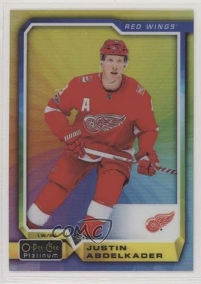 2018-19 O-Pee-Chee Platinum Rainbow Color Wheel Justin Abdelkader #72 - Image 1 of 2