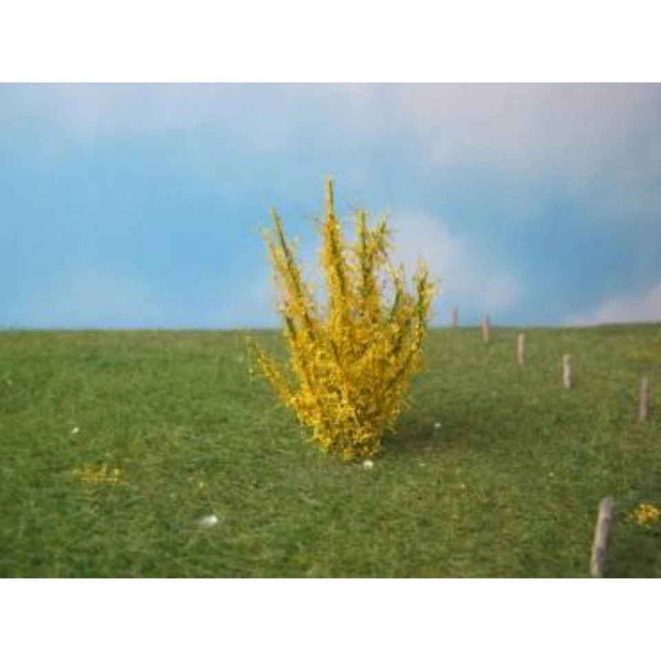 Büsche Ginster Profiline ca. 5cm - 2 Stück für Modellbau & Eisenbahn Landschaft - Bild 1 von 1