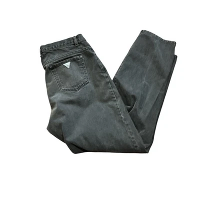 Vintage Guess Jeans black wide leg skateboarder size 42 Straight - Image 1 of 4