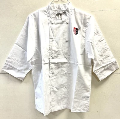 Abrigo de Chef Blanco con Parche AI Pro Elegante Vestir Halloween Adulto Disfraz Accesorio Foto 1 de 2