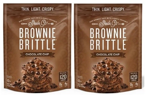 Sheila GS Chocolate Chip Brownie Brittle 5 Ounce 12 per Case