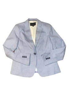 Banana Republic Blazer hellblau maßgeschneidert Anzug Sakko Profi Büro 6 - Bild 1 von 5