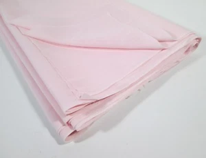 Soft Pink Synthetic Fabric 7.5 Yards by 45" Wide Lightweight Semi Sheer Material - Picture 1 of 6