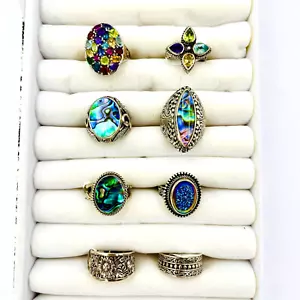 JTV QVC SHOPLC Sterling Silber 925 Vintage Bali Legacy verschiedene Edelstein Ringe LESEN - Bild 1 von 22