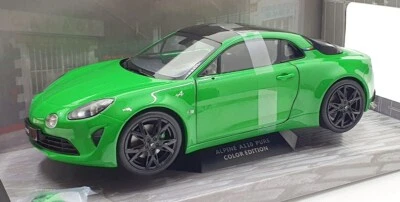 Solido 1/18 Scale Diecast S1801610 - 2021 Alpine A110 Pure - Garden Green - Image 1 of 4