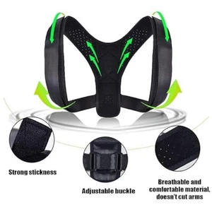 Posture Corrector Back Straightener Women Men Chest Size 25''- 49” Adjustable - Picture 1 of 7